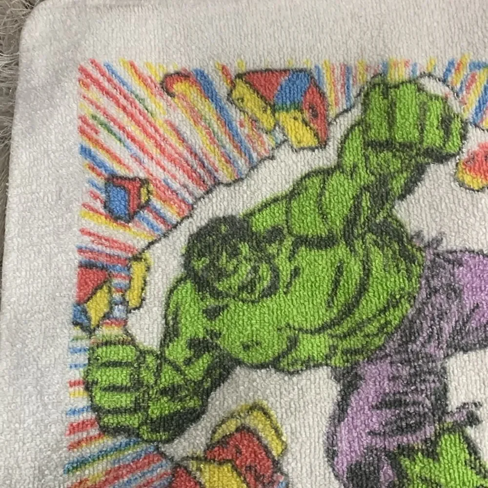 Hulk Cannon Incredible Hulk Smash Marvel Comics Washcloth Vintage